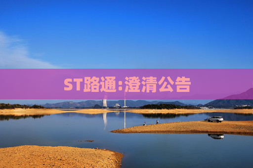 ST路通:澄清公告