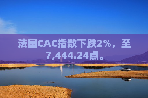 法国CAC指数下跌2%，至7,444.24点。