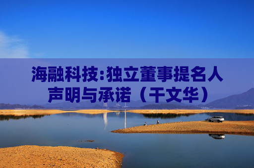 海融科技:独立董事提名人声明与承诺（干文华）