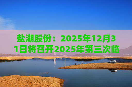 盐湖股份：2025年12月31日将召开2025年第三次临时股东会