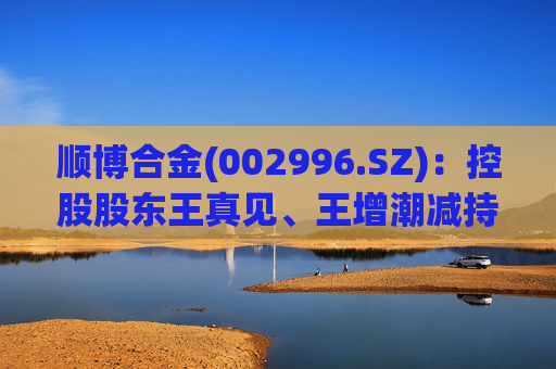 顺博合金(002996.SZ)：控股股东王真见、王增潮减持1371.88万股公司股份