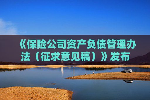 《保险公司资产负债管理办法(征求意见稿)》发布