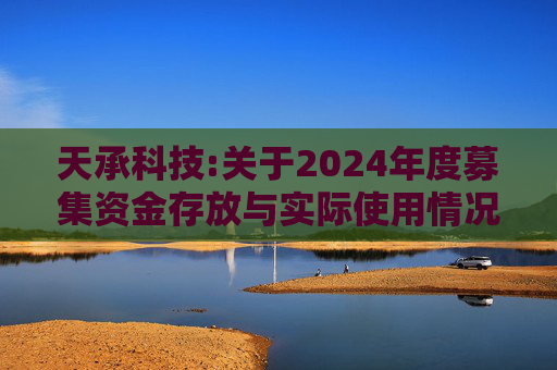 天承科技:关于2024年度募集资金存放与实际使用情况的专项报告  第1张