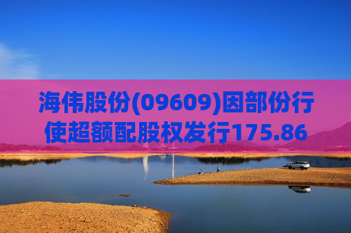 海伟股份(09609)因部份行使超额配股权发行175.86万股  第1张