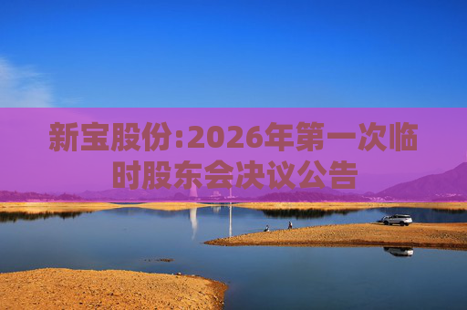 新宝股份:2026年第一次临时股东会决议公告