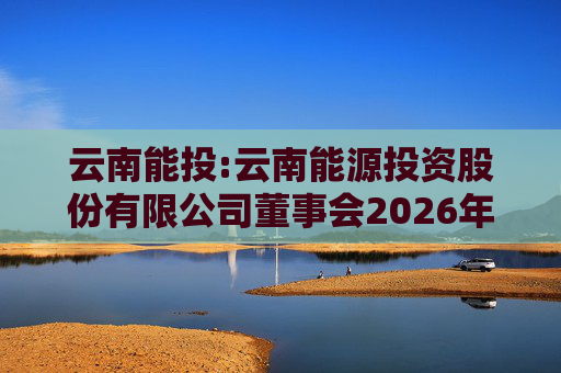 云南能投:云南能源投资股份有限公司董事会2026年第一次临时会议决议公告