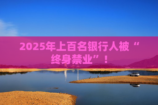 2025年上百名银行人被“终身禁业”!