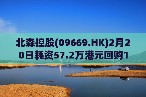 北森控股(09669.HK)2月20日耗资57.2万港元回购10万股  第1张