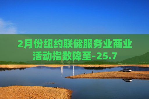 2月份纽约联储服务业商业活动指数降至-25.7