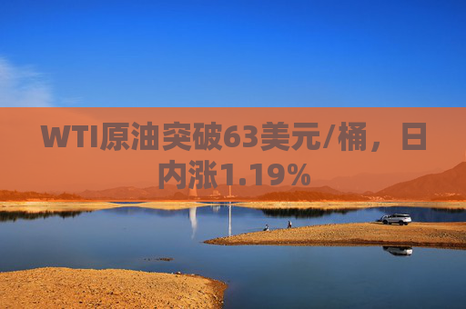 WTI原油突破63美元/桶，日内涨1.19%