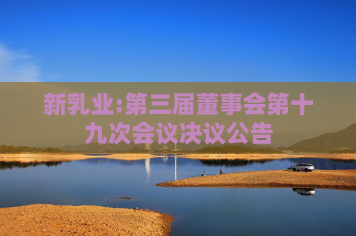 新乳业:第三届董事会第十九次会议决议公告  第1张