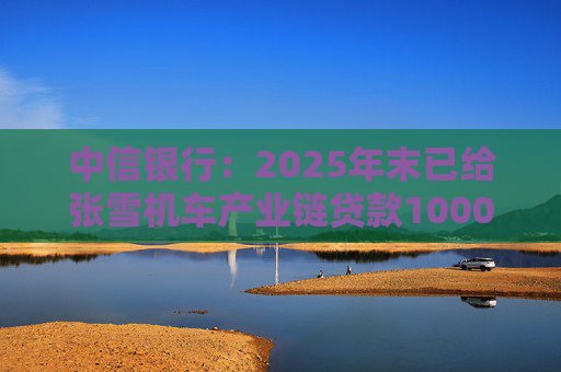 中信银行：2025年末已给张雪机车产业链贷款1000万元  第1张