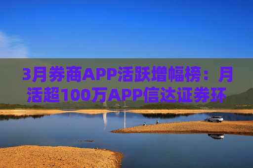 3月券商APP活跃增幅榜：月活超100万APP信达证券环比增幅最高 华西证券最低