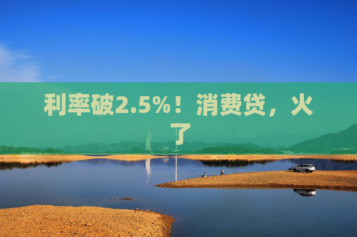 利率破2.5%！消费贷，火了