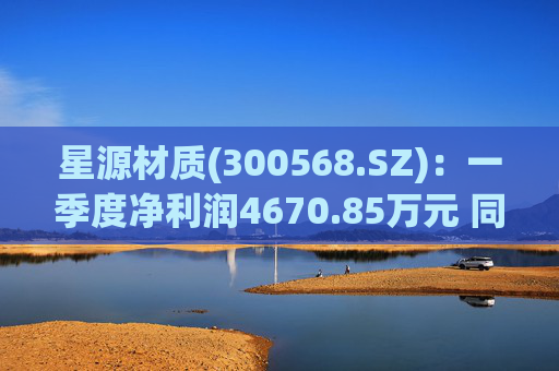 星源材质(300568.SZ)：一季度净利润4670.85万元 同比减少56.39%  第1张