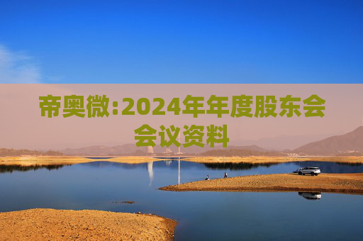 帝奥微:2024年年度股东会会议资料  第1张
