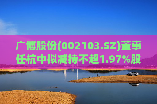 广博股份(002103.SZ)董事任杭中拟减持不超1.97%股份