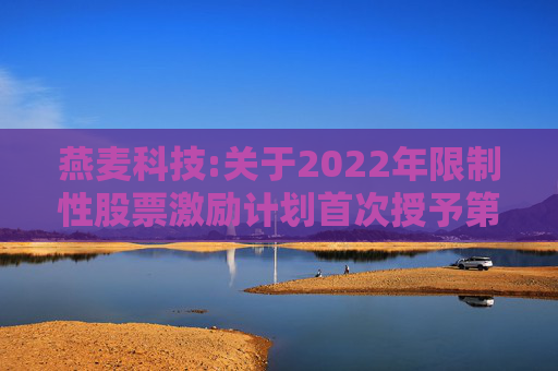 燕麦科技:关于2022年限制性股票激励计划首次授予第二个归属期归属结果暨股份上市的公告