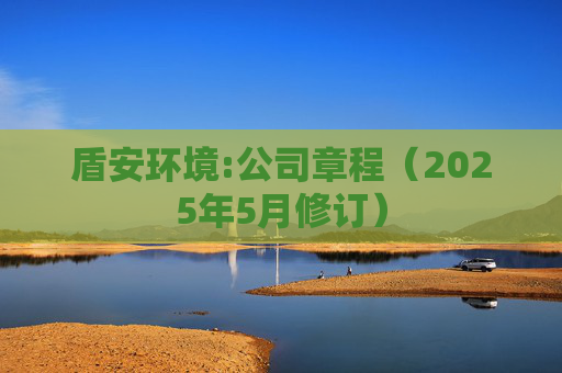 盾安环境:公司章程（2025年5月修订）  第1张