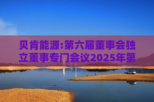 贝肯能源:第六届董事会独立董事专门会议2025年第一次会议决议
