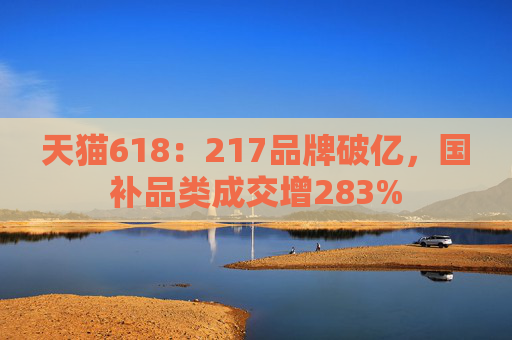 天猫618：217品牌破亿，国补品类成交增283%
