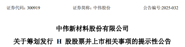 中伟股份,宣布赴香港上市,冲刺A+H 第2张 中伟股份,宣布赴香港上市,冲刺A+H 第2张