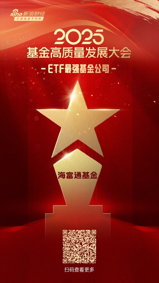 2025微博财经大V荣誉榜：海富通基金获得ETF最强基金公司荣誉  第1张