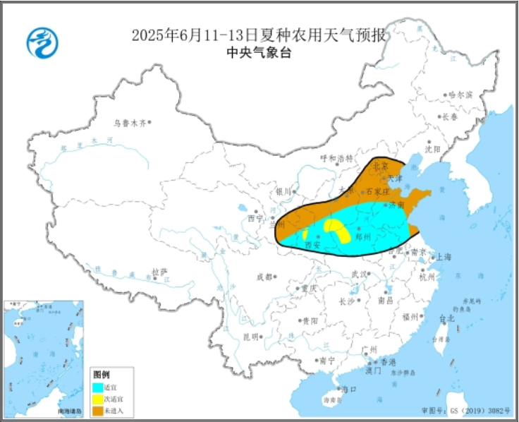 麦收区天气晴好利于收获 但部分地区墒情持续偏差需造墒播种 第5张 麦收区天气晴好利于收获 但部分地区墒情持续偏差需造墒播种 第5张