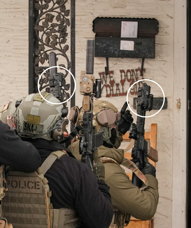 照片曝光！美媒：美移民执法行动部分武器疑似直接来自战场  第3张