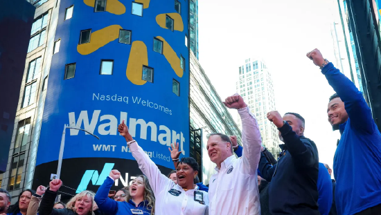 沃尔玛市值突破1万亿美元 跻身一众科技巨头之列  第1张