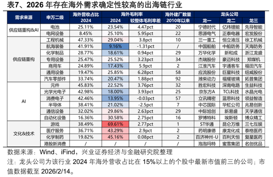 【兴证策略张启尧团队】2026年出海链有哪些投资机会? 第24张 【兴证策略张启尧团队】2026年出海链有哪些投资机会? 第24张